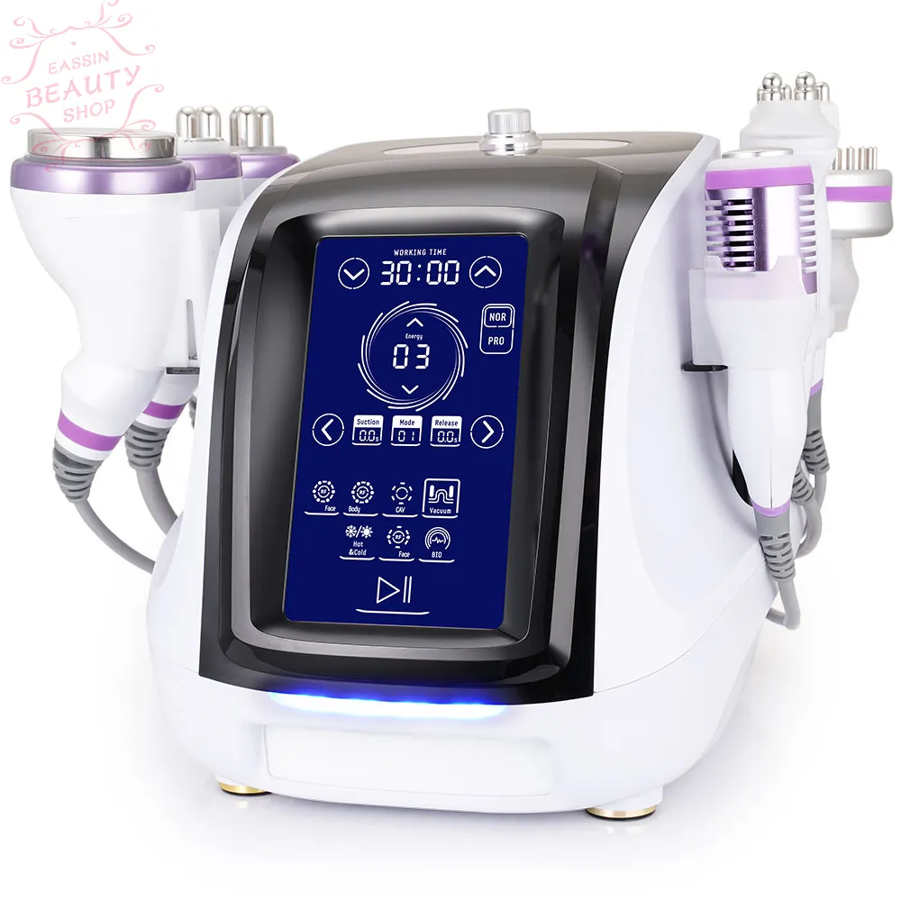 Ultrasonic Cavitation Radio Frequency Slimming Cellulite Reduction Mircocurrent Facial Massage