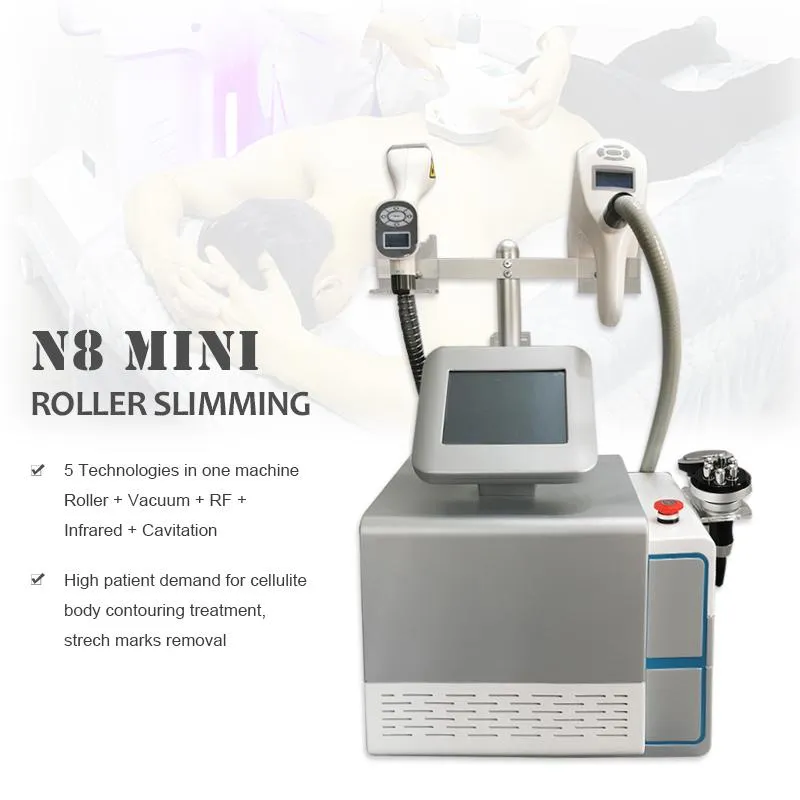 2021 Body Slim Roller Slimming Machine Vacuum RF Infared Light Radio Frequency Skin Dighting Machines Rolle Message