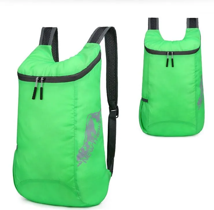 New Unisex Folding Backpack Ultra Light Shoulder Bags Foldable Travel Hiking Camping Large Rucksack Totes Portable Sport Gym Storage Bag