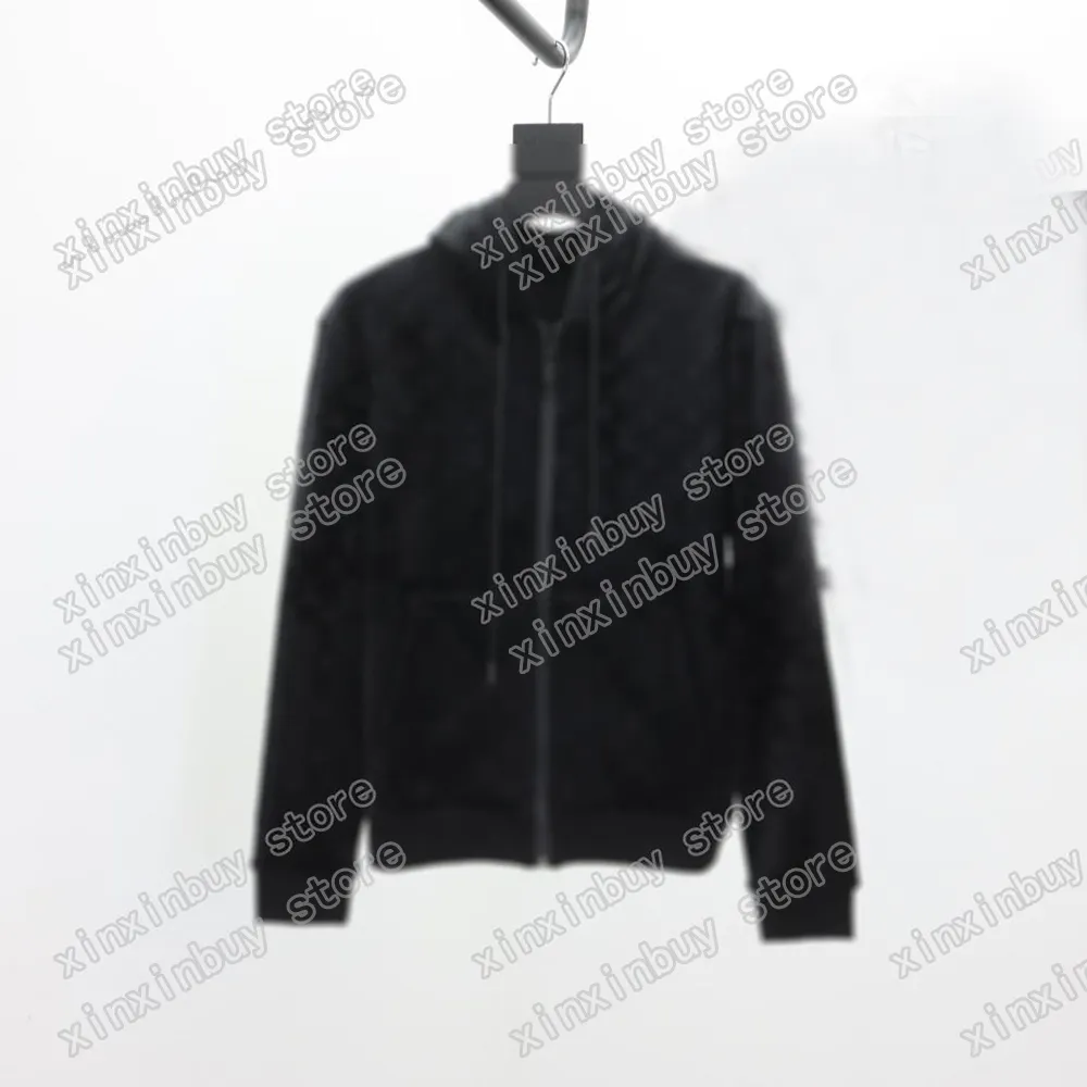 21ss Мужские дизайнеры Scortsuits Emboss Jacquard Письмо Windbreaker Мода Coussusit Мужчины Дизайнер Дышащая молния Черный Белый Синий Xinxinbuy