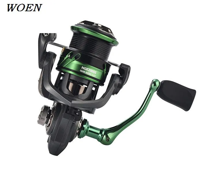 WOEN NGK1000/4000 Accurate Spinning Reels 5.2:1 Speed Ratio, Shallow Line  Cup, CNC Rocker For Micro Object Fishing From Xieyunen, $19.59