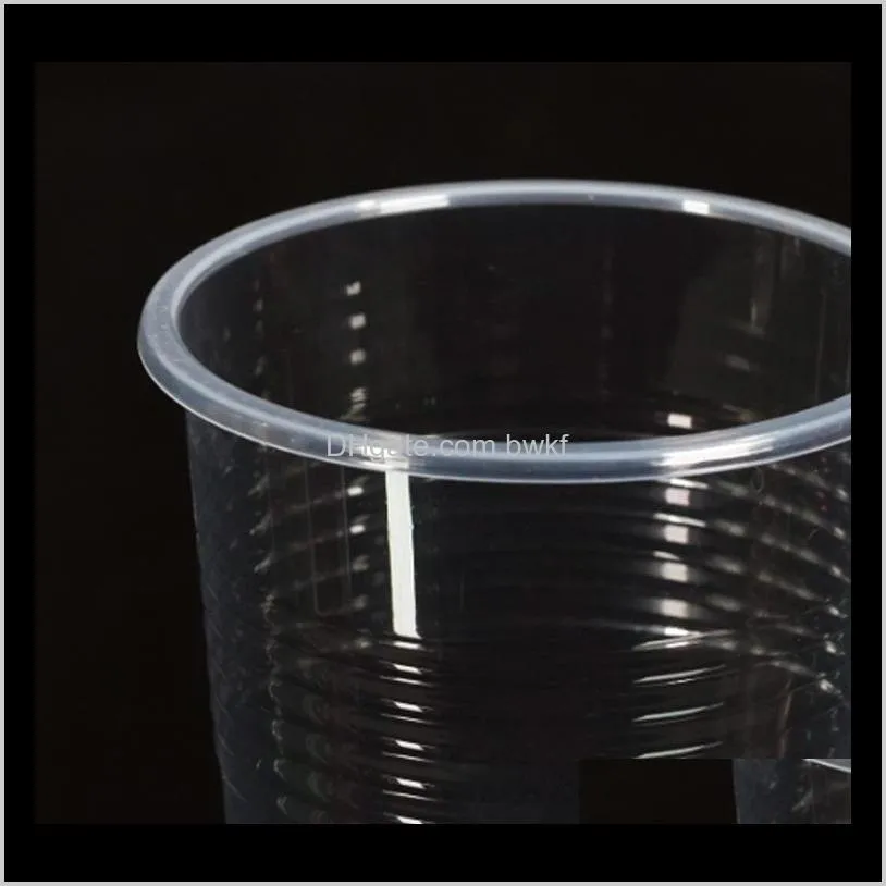 transparent disposable cup aviation plastic 220-260ml household dinner drink cups