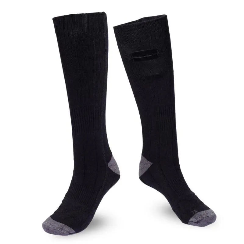 Chaussettes de sport 2021 électriques chauffées et rechargeables, alimentées par batterie, chaussettes thermiques USB, bottes pour pieds, tuyau chaud, chaussettes d'extérieur, d'hiver