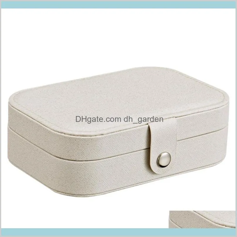 PU Leather Jewelry Box Portable Travel