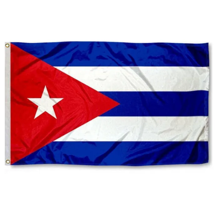 C Cuba Cuban Cuban Flag 3 X 5 100D Polyester High Quality Two