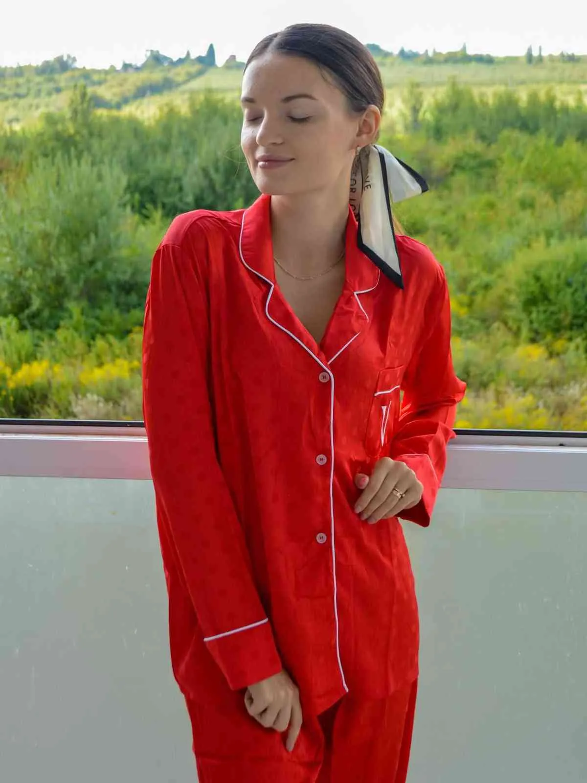 Women Satin Silk Sleepshirt Casual Solid Half Sleeve Button Down Loose  Nightgown Boyfriend Style Nightshirt For Home Wear - Nightgowns &  Sleepshirts - AliExpress