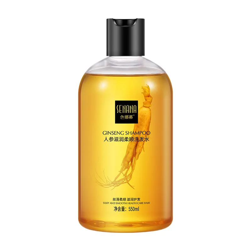 Ginseng Root Hair Loss Shampoo Oil Control Nourishing Anti Dandruff Silicone Free Hair Shampoo Organic Hair Care Products 550ml