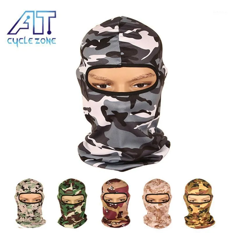 Camouflage Summer Balaclava Breathable Motorcycle Cycling Cap Ciclismo Men's Women Quick Dry MTB Mask Bike Caps & Masks