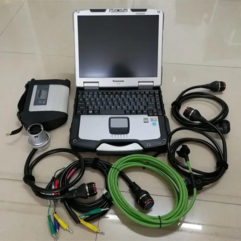 Diagnostic Tools Mb Star C4 Sd Connect Multiplexer Full Chip Quality With Software Ssd Laptop Toughbook CF30 4g All Cables READY TO WORK