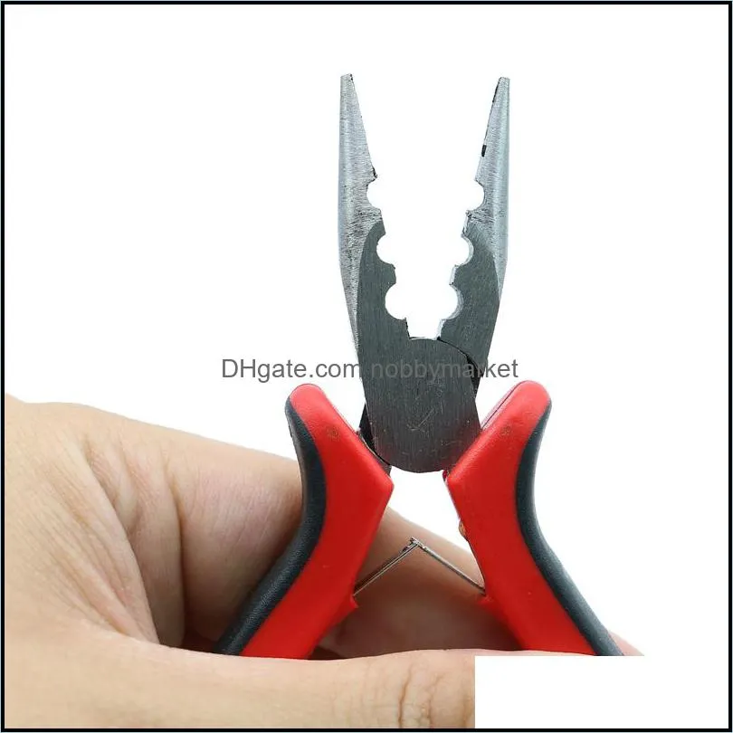 High Quality Jewelry Making Tools Crimping Pliers With Red Handle for DIY from YIwu Factory , ZYT0001