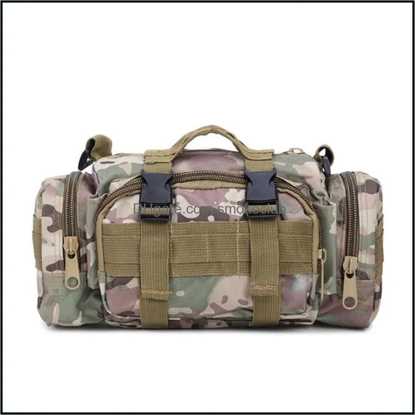 Outdoor Bags 3L Climbing Waterproof Waist Bag Military Tactical Oxford Molle Camping Pack Hiking 3P Chest Gear