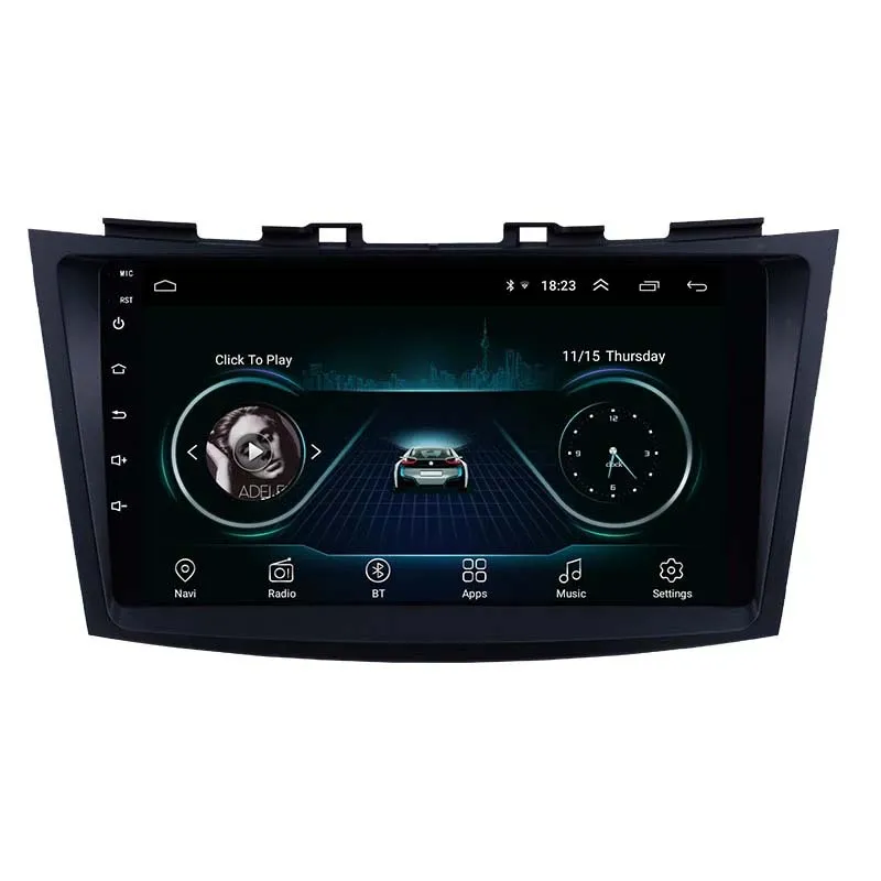 9 polegadas Android GPS Navigation Car DVD Leitor de Rádio para Suzuki Swift 2011-2013 Suporte 1080P Vídeo OBD2 DVR WiFi