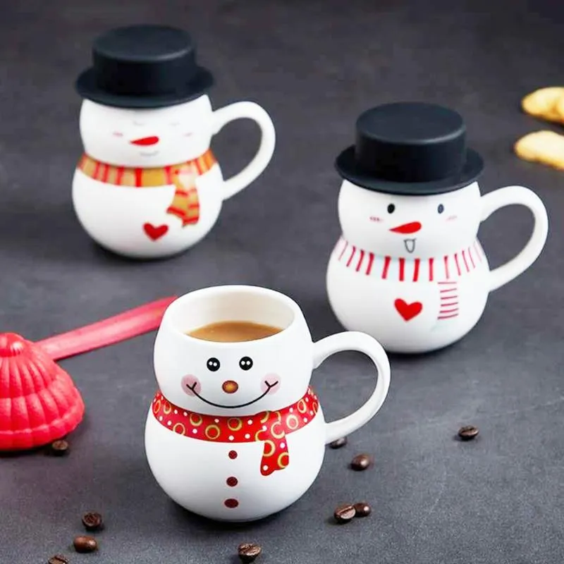 1pc New Christmas Snowman Shaped Silicone Cup Lid, Multi-purpose Silicone  Cup Cover