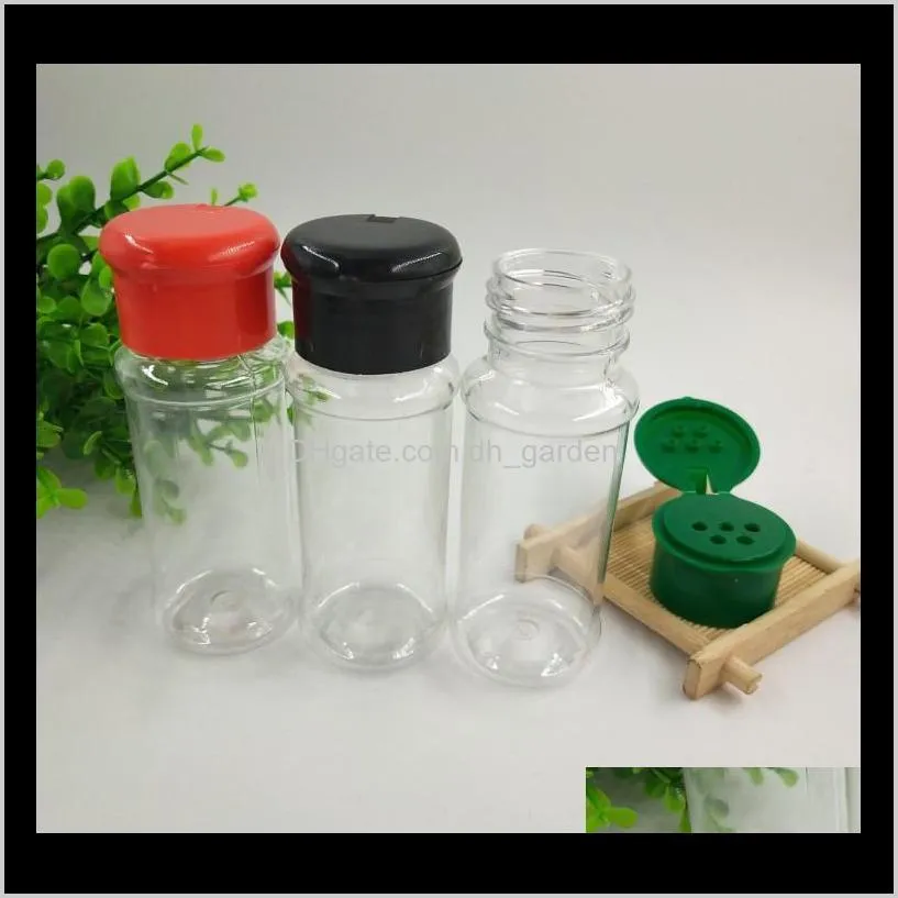 plastic spice salt pepper shakers seasoning jar can barbecue bbq condiment vinegar bottle kitchen cruet container kitchen tools dbc