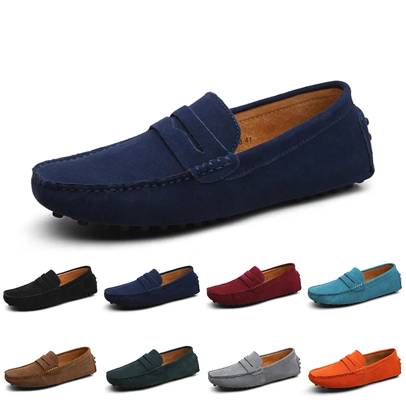 grossists icke-märken Män Casual Shoes Espadrilles Triple Black White Browns Vin Röd Navy Khakis Grå Fashion Mens Sneaker Utomhus Jogging Walking Trainer Sport