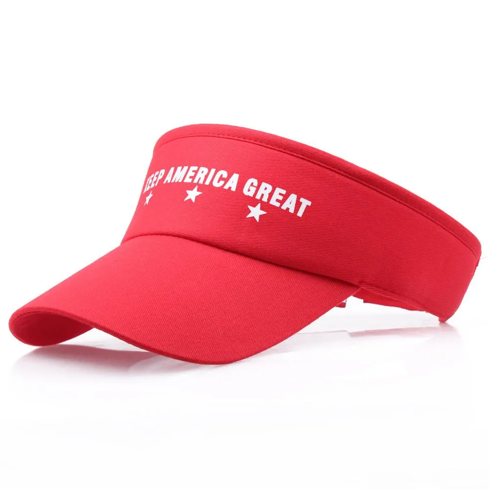 Trump 2024 Hats Keep America Great Sun Visor Caps Visors With Stars Adjustable Hat