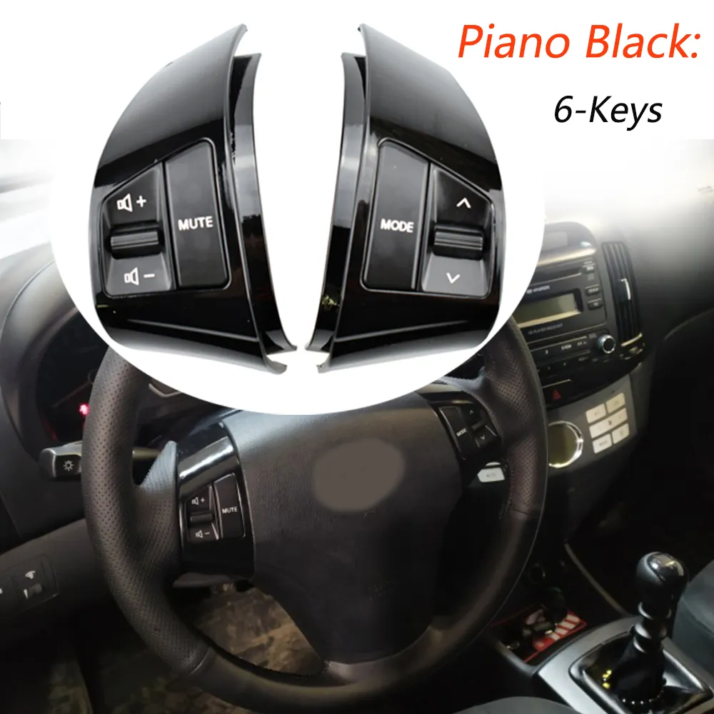 For Hyundai Elantra 2008-2010 switch multifunction steering wheel button audio volume music control blue backlight with Bluetooth