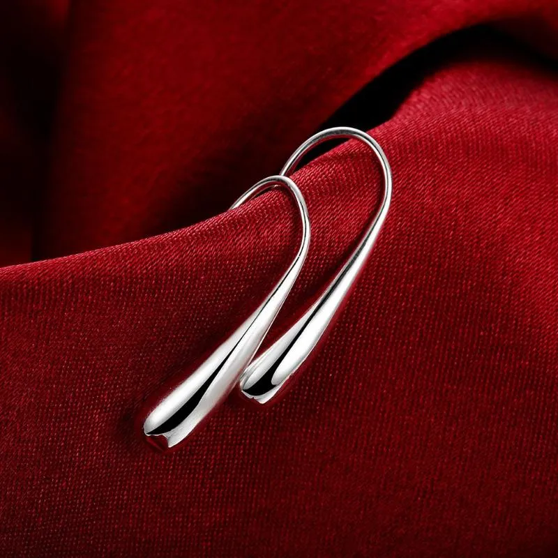 Dangle & Chandelier 2021 925 Silver Earring Fashion Jewelry Teardrop Water Drop Raindrop Earrings For Women Valentine Gifts322Y