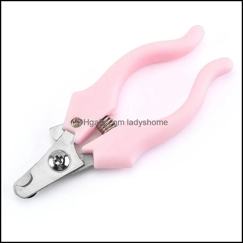 Pet Nail Claw Cutter Stainless Steel Professional Grooming Scissors Cats Nails Clipper Trimmer Dog Nail Clippers HWE6937