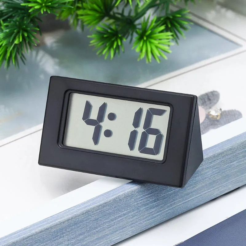 Bureau Tafelklokken Mini LCD Digitaal Dashboard Elektronische klok Thuiskantoor Desktop Alarm Stil Studenten Geschenken