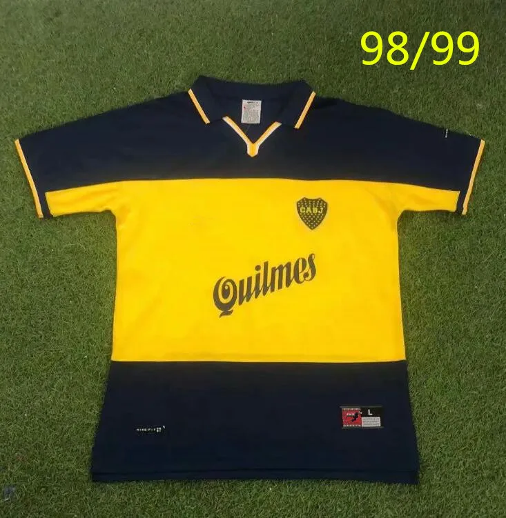 ボカジュニアレトロサッカージャージ＃10マラドーナ クラシック