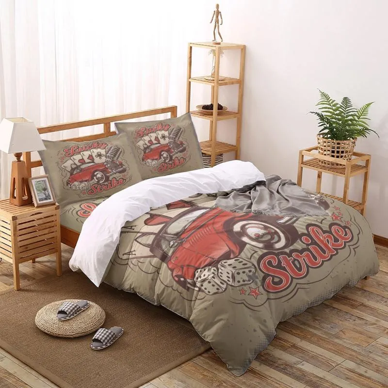 Conjuntos de cama Poker Yin Trigo Trigo Retro Dado Moderno Janela Devet Cobertura Conjunto de Cama Full Size Bedroom Quarto Decoração do Quarto Inverno