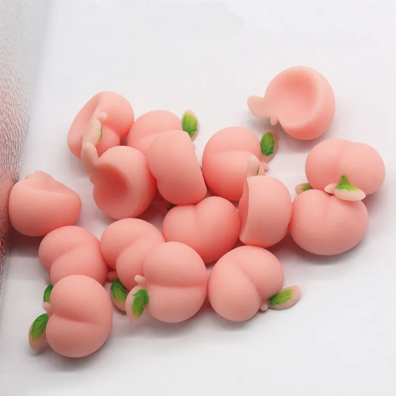 Squishy Jouet Mignon Pêche TPR Balle Antistress Squeeze Mochi Rising Jouets Abreact Doux Collant Squishi Soulagement Du Stress Drôle Cadeau 0413