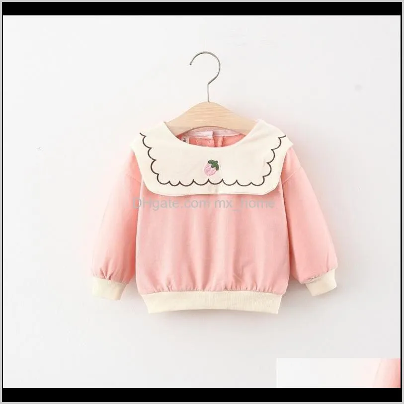 2021 new spring born casual sports long jacket baby clothes girl`s first year birthday cute sweater bsp3