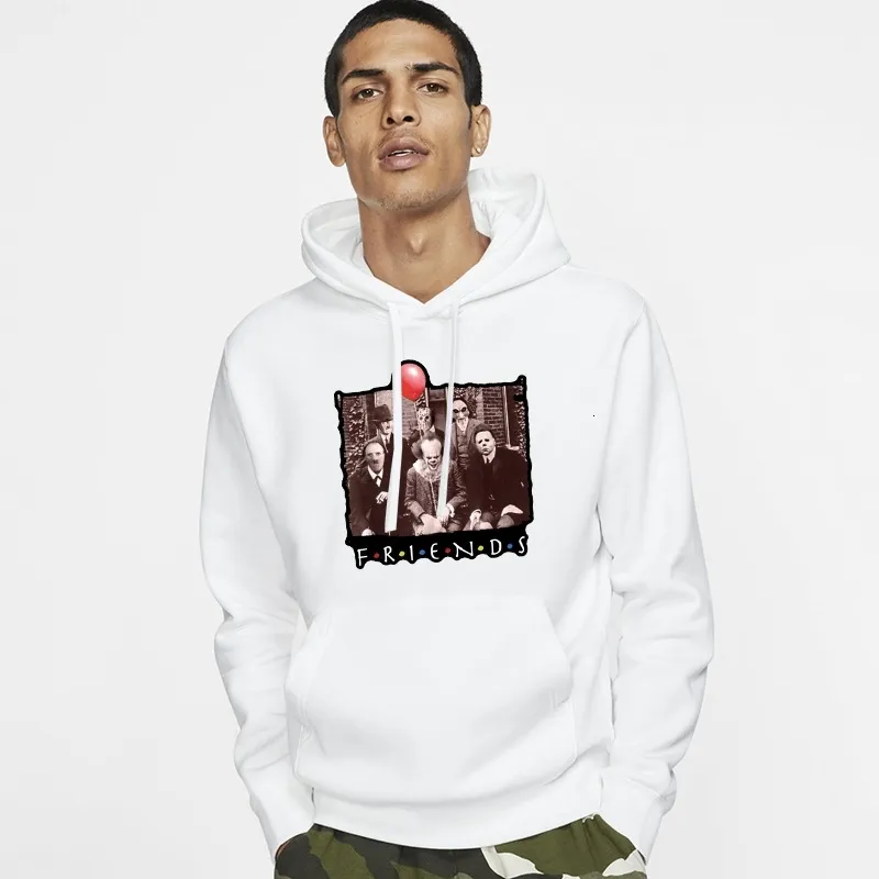 dandelionl1 Creative Printed Plush Axel Arigato Hoodie White Sportswear for Cozy Days