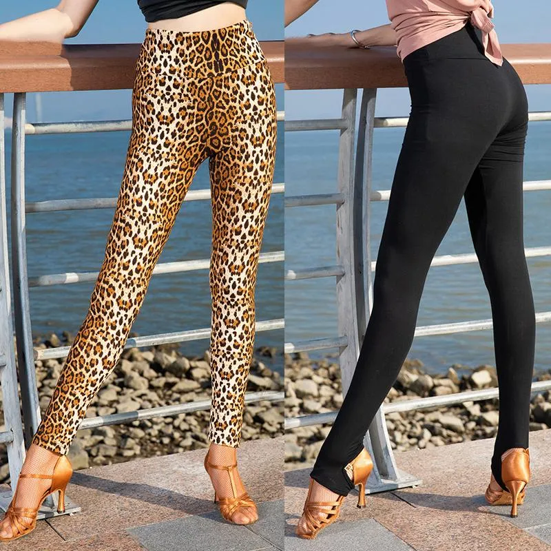 Compra Etapa Desgaste Vestidos De Baile Latino Hembra Bailando Pantalón  Leopardo / Negro Salón De Baile Pantalones Gimnasia / Yoga / Salón De Baile  / Salsa Leggings Elásticos 3872 Barato | Entrega Rápida Y Calidad |  Es.Dhgate