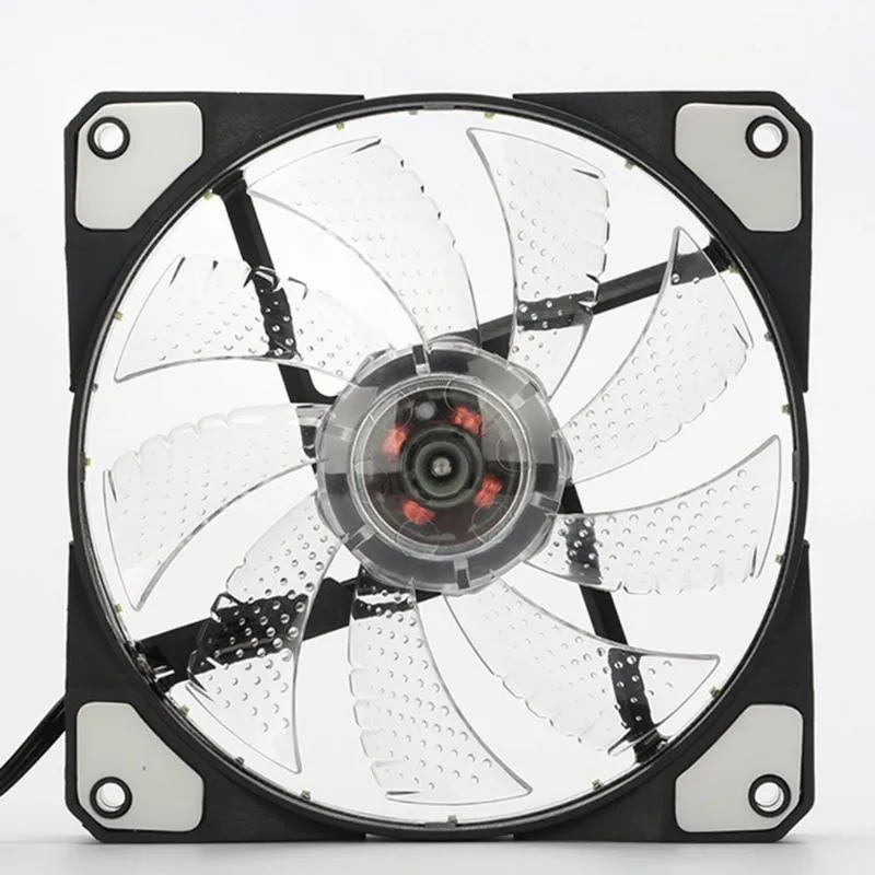 Refroidissement de ventilateurs 120mm PC Coffret Coffret de refroidisseur de refroidissement Réglage RGB LED 12V Mute Ventilador PWM Réglage de la vitesse pour