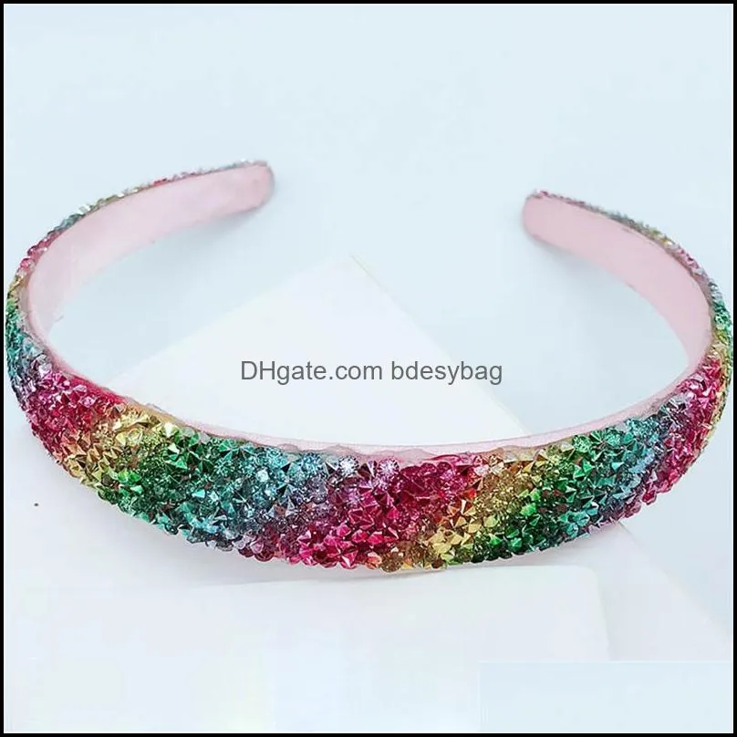 Other 2021 Fashion Tiaras For Women Full Rhinestone Headbands Girls Hairbands Hair Jewelry Accessories