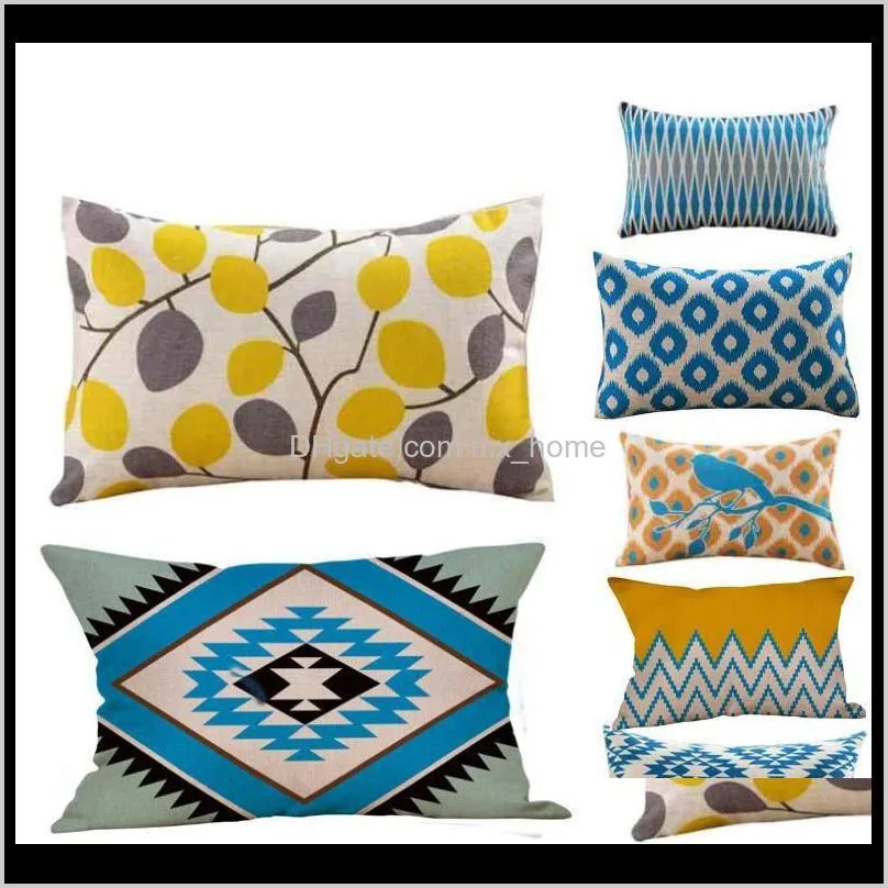 geometric printing pillow case cafe home decor cushion covers household items household textile products