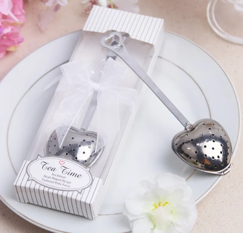 Tea Infuser Wedding Favors Gifts Heart Shape Stainless Steel Infusers