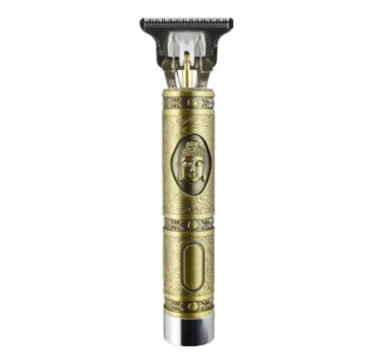 Cortadora de pelo Digital para hombres, afeitadora eléctrica recargable, cortadora de pelo inalámbrica para barbería, hoja en T de 0mm, Outliner calvo