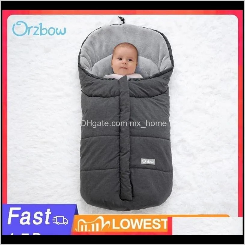 Väskor barnkammare sängkläder baby barn moderskap droppleverans 2021 orzbow spädbarnsextrakt kuvert född sovsäck för barnvagn sömnsacks fotmuff