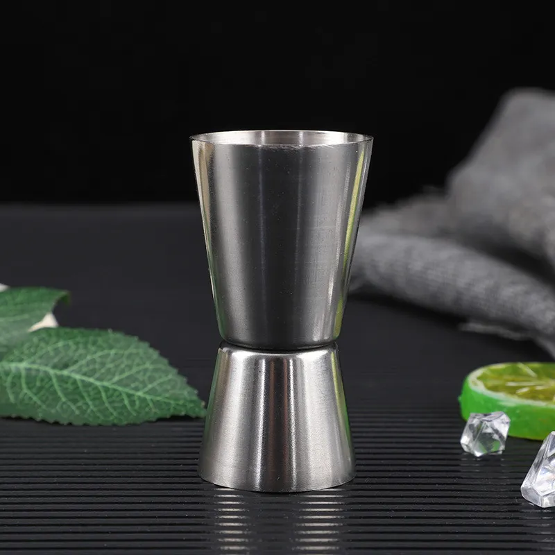 Stainless Steel Wine Measuring Cup 15/30 ML Polished Double-Head Cup Multi-Function Bar Ounce Shaker Cup Bar Tools DH8575