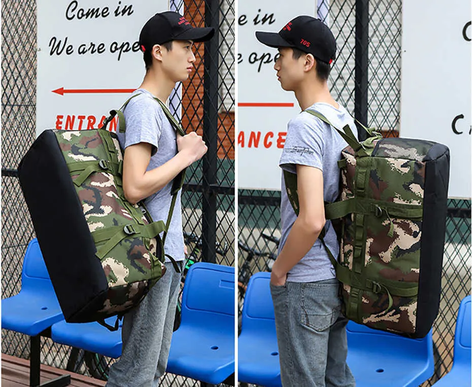 Camo Gym Sports Bag Men Waterproof Fitness Training Backpacks Multifunctional Travel Luggage Outdoor Sporting Tote For Male11