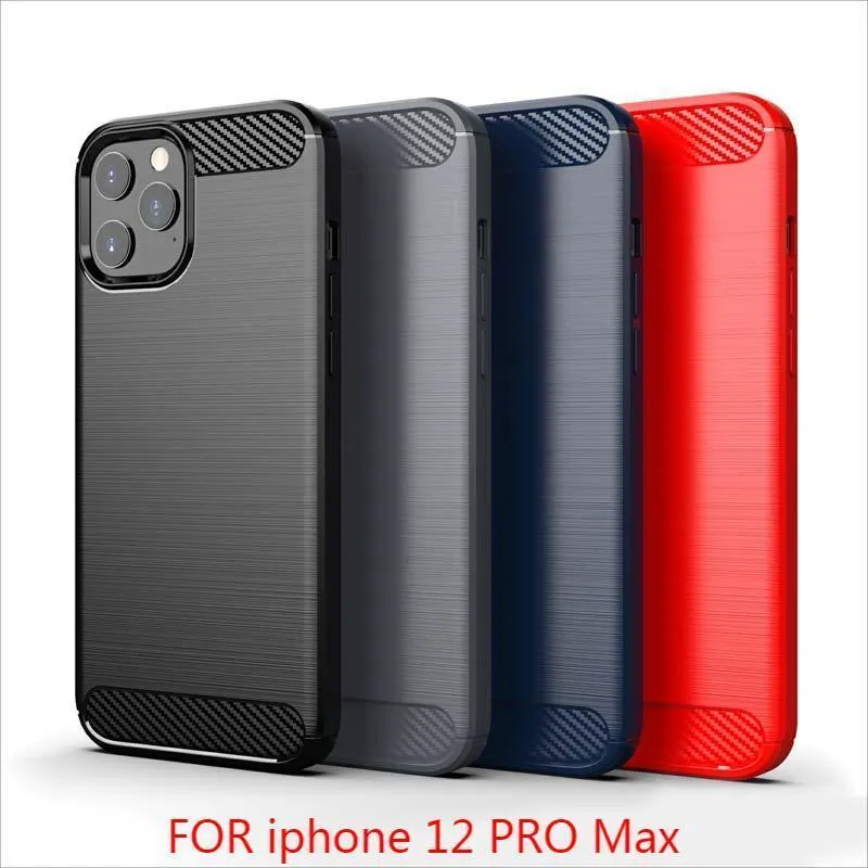 etui Carbon Fibre Texture TPU Case na iPhone 12 Pro Max Se LG Stylo 6 Harmony 4 Velvet Pixel 5 Samsung Note 20