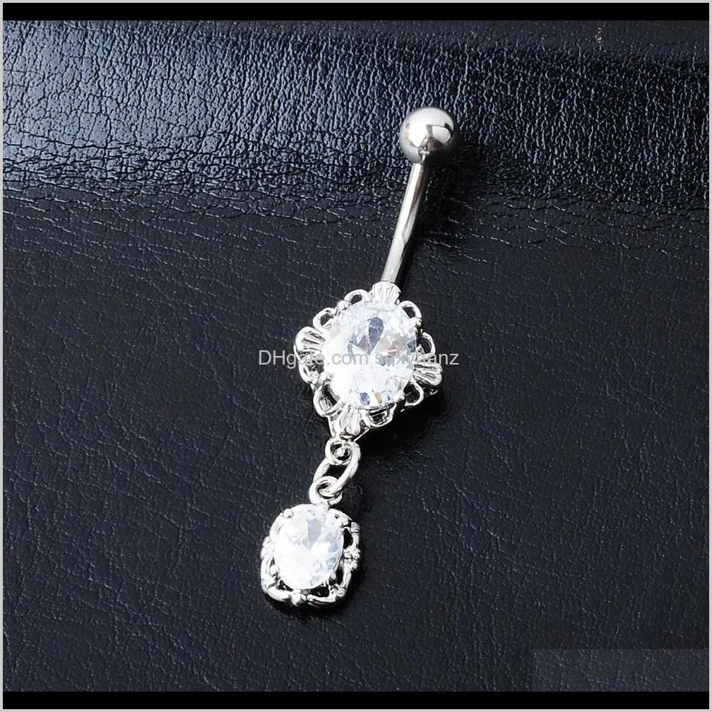 d0001 (1 color) belly style ring style belly button ring navel rings body piercing jewelry dangle accessories fashion charm retail