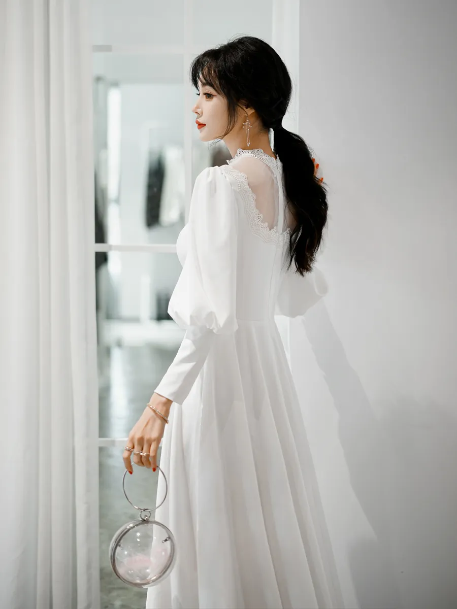 80s Romantic Vintage Wedding Dress | Rêverie Vi