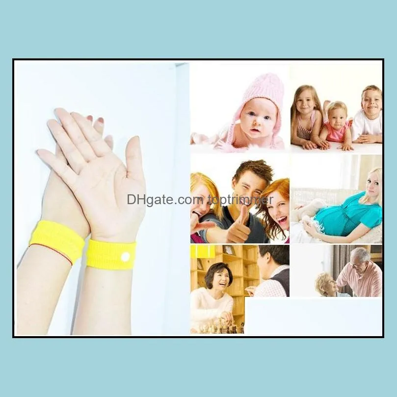 1500pcs/lot Top Sports cuffs Safety Health Care Travel Wristbands Anti Nausea Car Seasick Anti Motion Sickness Motion Sick Wrist Bands