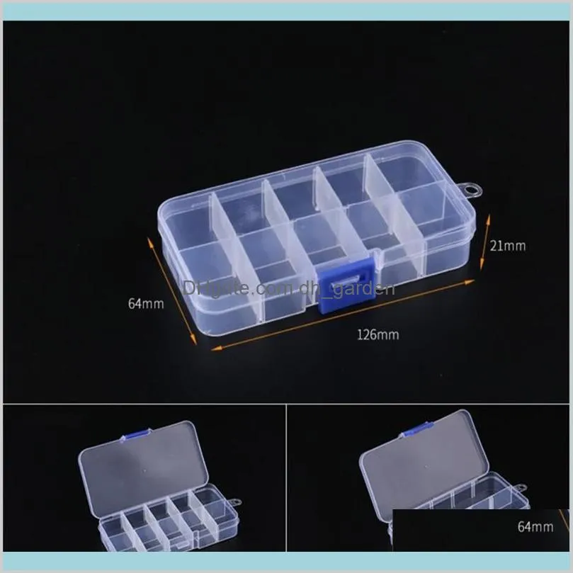 Transparent Plastic Jewelry Organizer Box 10