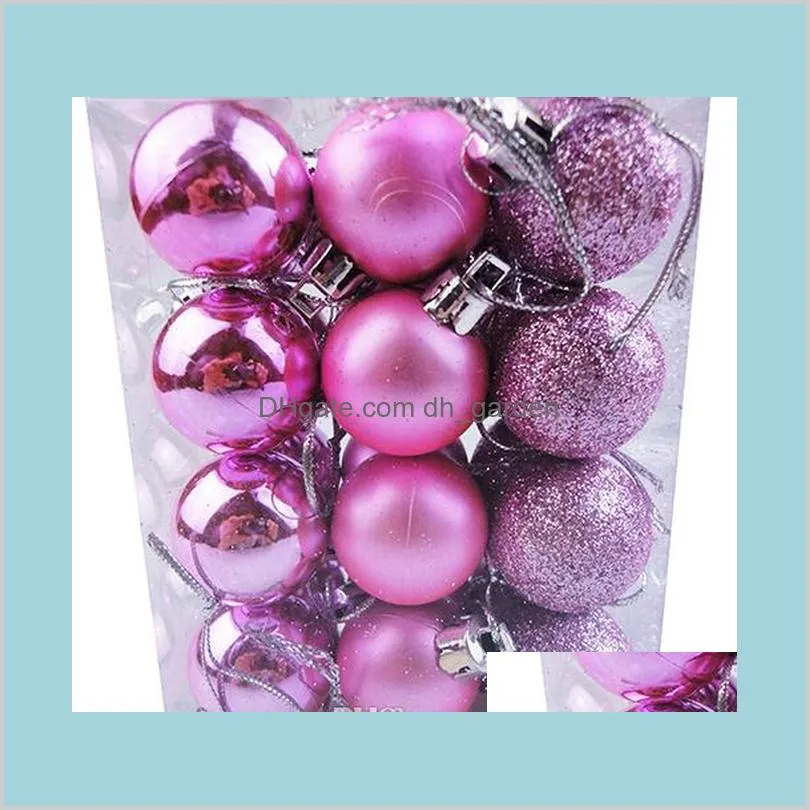 24pcs/lot Christmas Tree Decor Ball Bauble