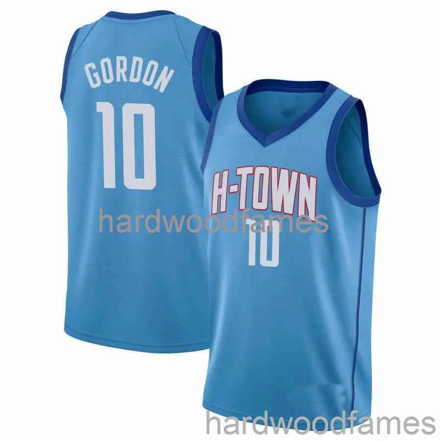 Дешевые пользовательские Eric Gordon # 10 2020-21 Swingman Jersey сшитые мужские женщины молодость XS-6XL NCAA