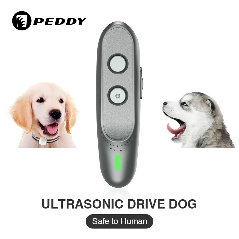 PET DOG Repeller 3 in 1 ultrasone opleidingsapparaat Outdoor Anti Barking Repellent Training Safe upgraded with batterijherinnering