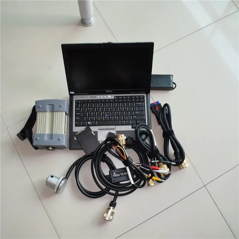 Diagnostische tools Top MB Star C3 met laptop Full Set Multiplexer Tester Software Computer D630 voor Dell SSD 2014.12