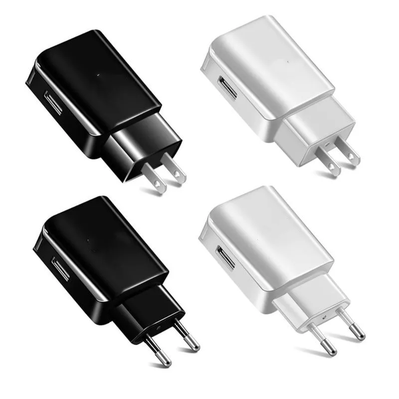 OEM USB Real Fast Wall Laddare 9.0v1.67a 5.0v2.0a Laddningshastighet EU US AC Hem Travel Wall Chargers Adapter för Xiaomi S10 Android Telefon