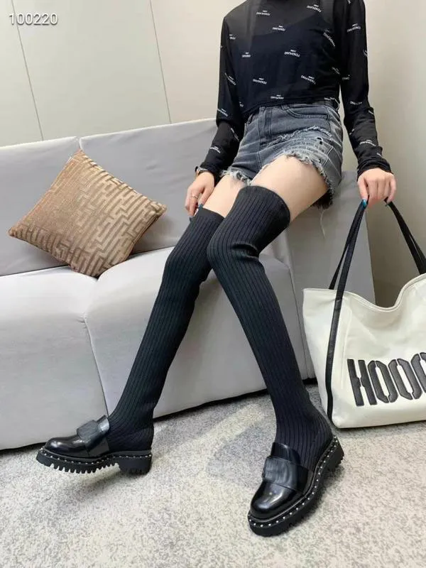 Luxury quality ladies over-knee boots wearing top comfort size:36-39