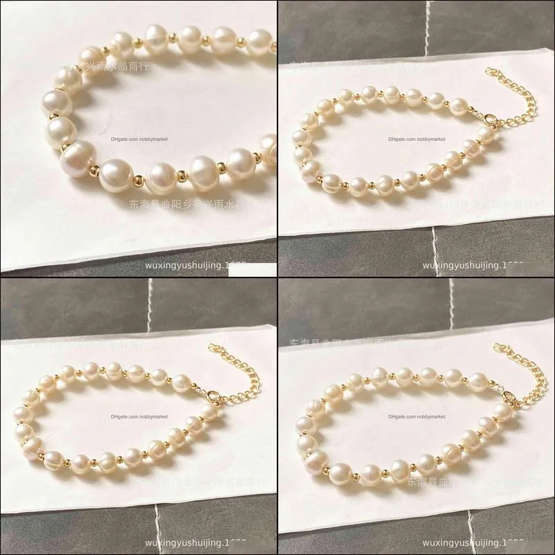 Natural Bracelet Freshwater Pearl White women`s bracelet Jewelry